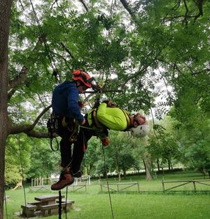 Vertinor chicos en cursos de rescate