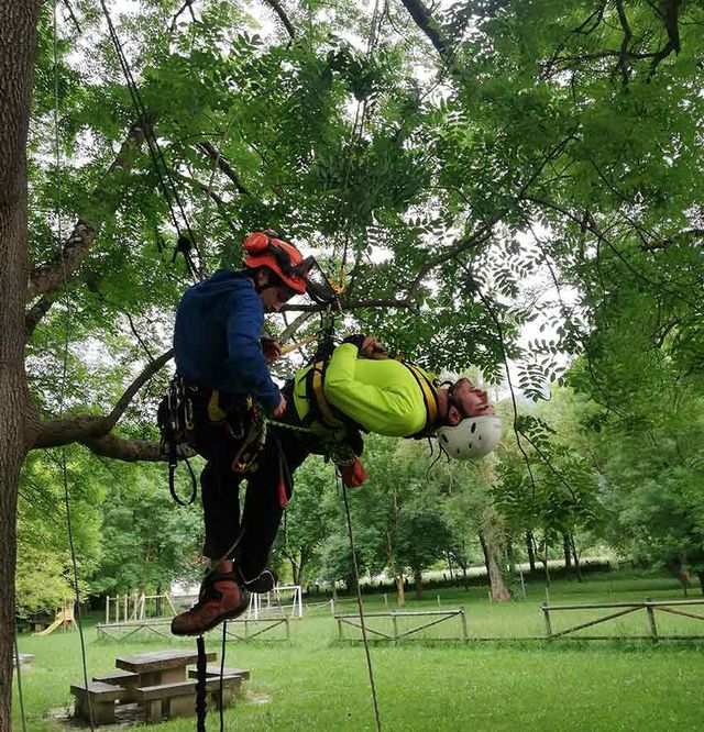 Vertinor chicos en cursos de rescate